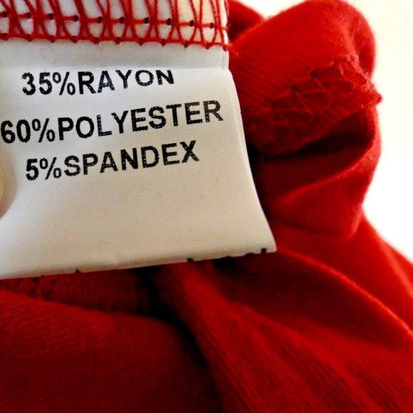 Christmas Red Blouse Niashot Long Sleeve Women Size 2XL Holiday Party Office NWT - Picture 9 of 11